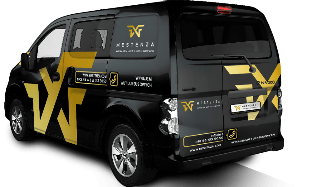 Nissan e-NV200 - Wypożyczalnia samochodów luksusowych Mestenza Trójmiasto Rafał Grzebin