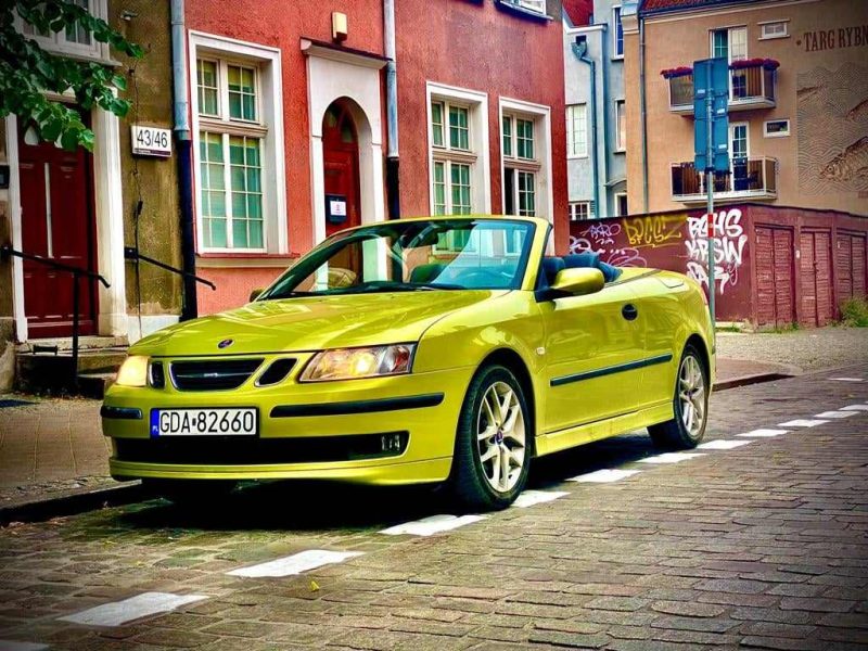 Wypożyczalnia samochodów sportowych Saab 9-3 Cabrio Trójmiasto
